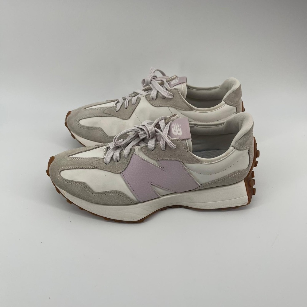 New Balance 327 Moonbeam Lilac Ash Suede Sneakers  Womens 10 mens8.5